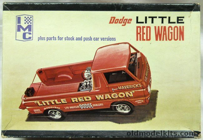 IMC 1/25 Dodge Little Red Wagon or Stock A100 Pickup Stock or Drag, 107-200 plastic model kit